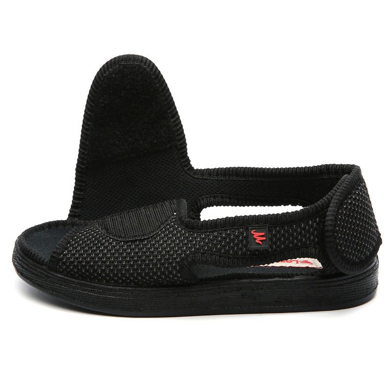 Chelsea Wide Feet Sandals - Black
