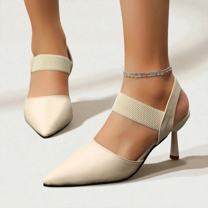 Image of Cindy | Women's Pointed Toe Slingback Heels