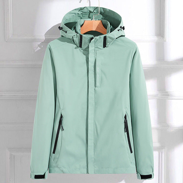 Women's Lightweight Full Zip Hooded Jacket - Vonnera