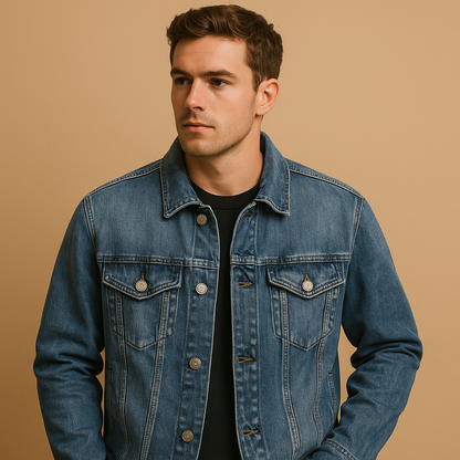 Men's Classic Denim Jacket - Vonnera