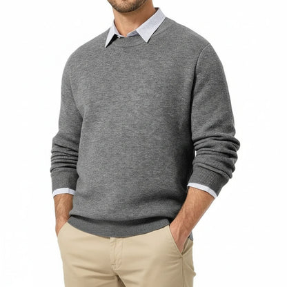 Men's Classic Crew Neck Sweater - Vonnera