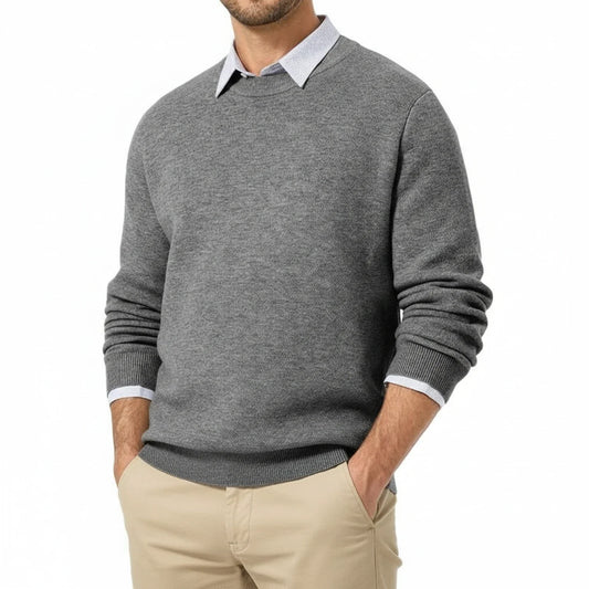Men's Classic Crew Neck Sweater - Vonnera