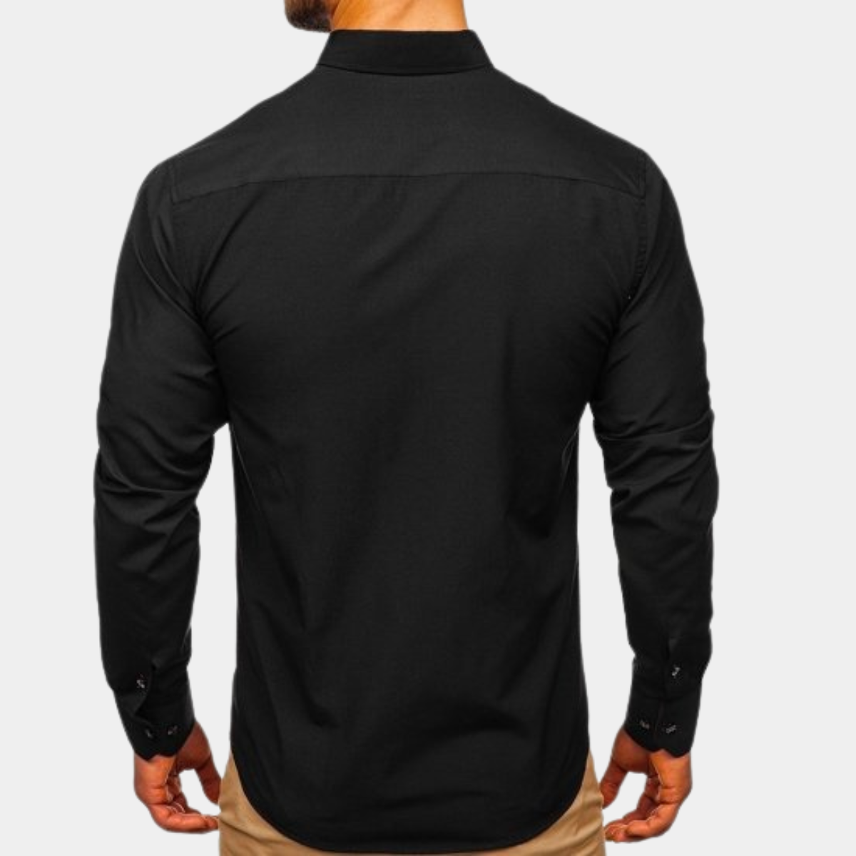 Image of Clyde | Men's Button-Down Long Sleeve Shirt