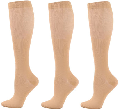 Knee High Compression Socks Support Varicose Veins