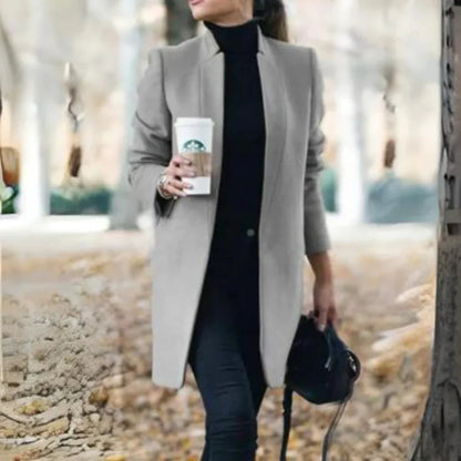 Women's Winter Coat Stand Collar Classic Warm - Vonnera