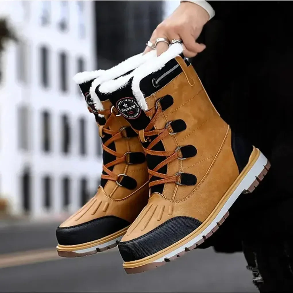 Men's Insulated Boots Waterproof Rugged Outdoor