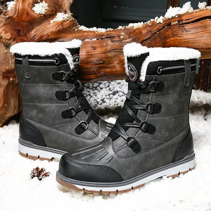 Men's Insulated Boots Waterproof Rugged Outdoor