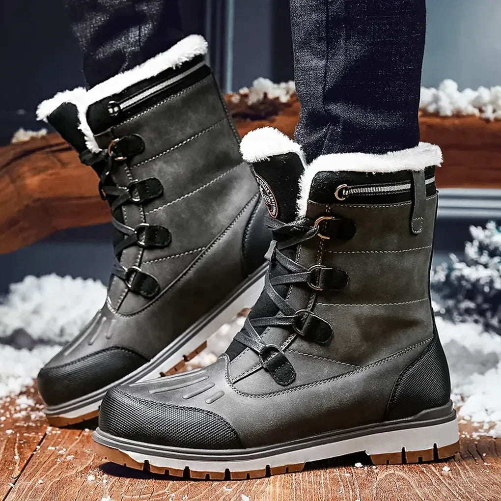 Men's Insulated Boots Waterproof Rugged Outdoor