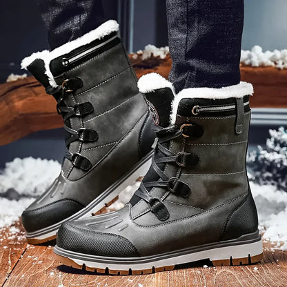 Men's Insulated Boots Waterproof Rugged Outdoor