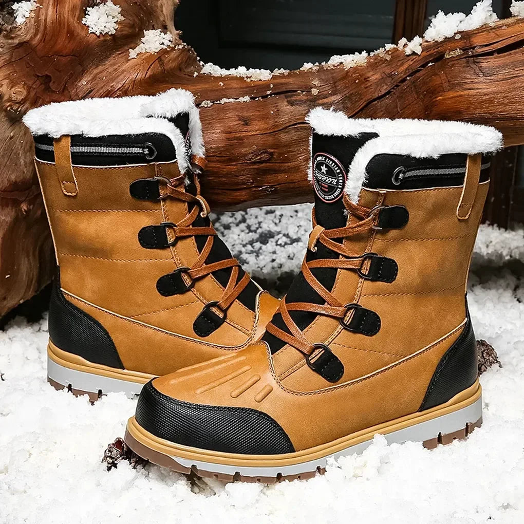 Men's Insulated Boots Waterproof Rugged Outdoor - Vonnera