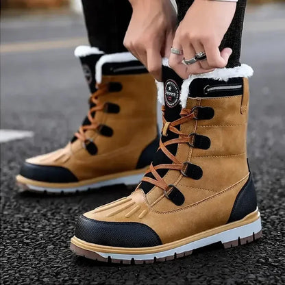 Men's Insulated Boots Waterproof Rugged Outdoor