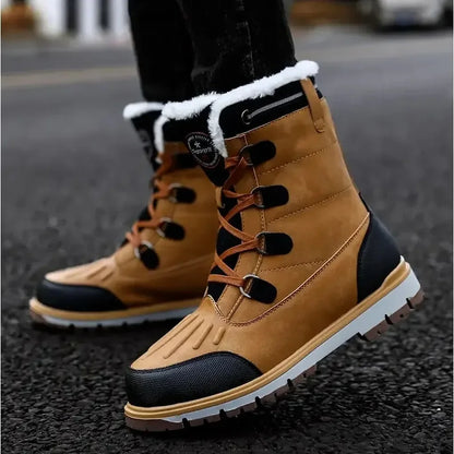 Men's Insulated Boots Waterproof Rugged Outdoor