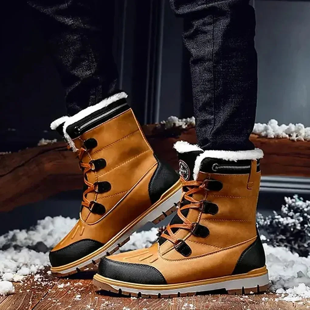 Men's Insulated Boots Waterproof Rugged Outdoor