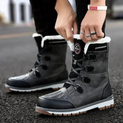 Men's Insulated Boots Waterproof Rugged Outdoor