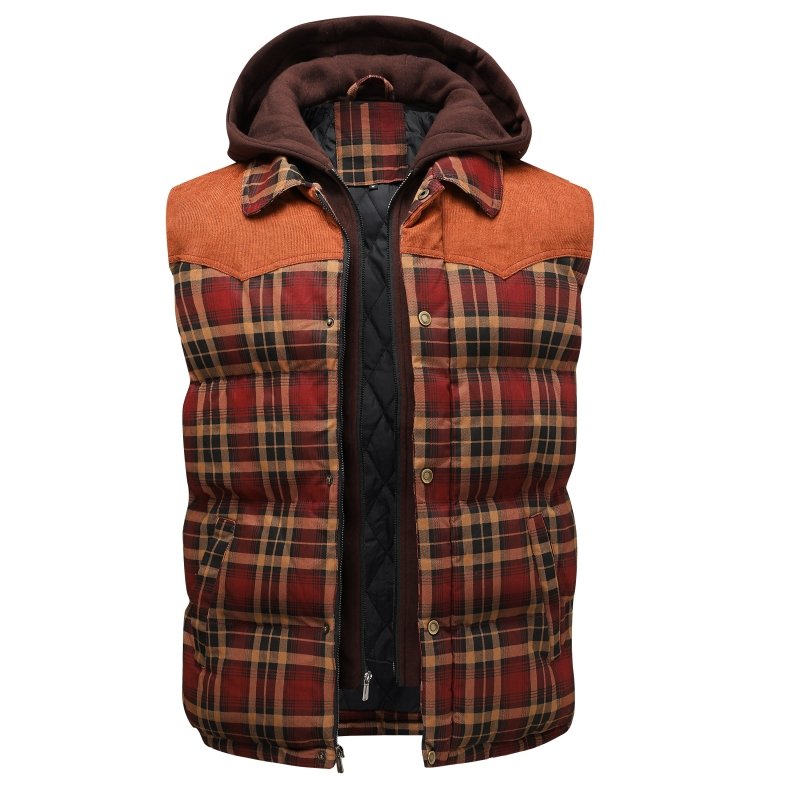 Men's Quilted Puffer Vest - Vonnera