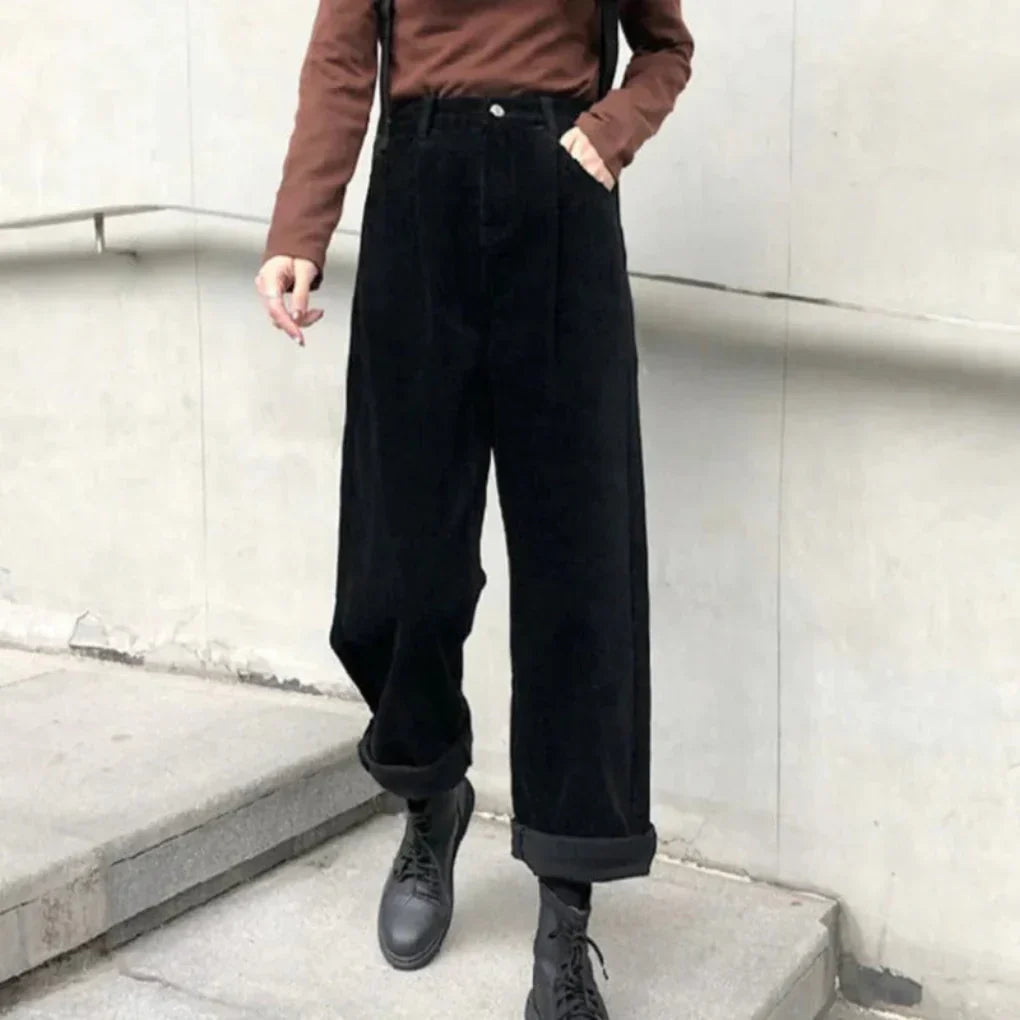 Women's Corduroy Pants Rich Texture Casual