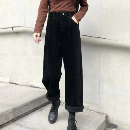 Women's Corduroy Pants Rich Texture Casual