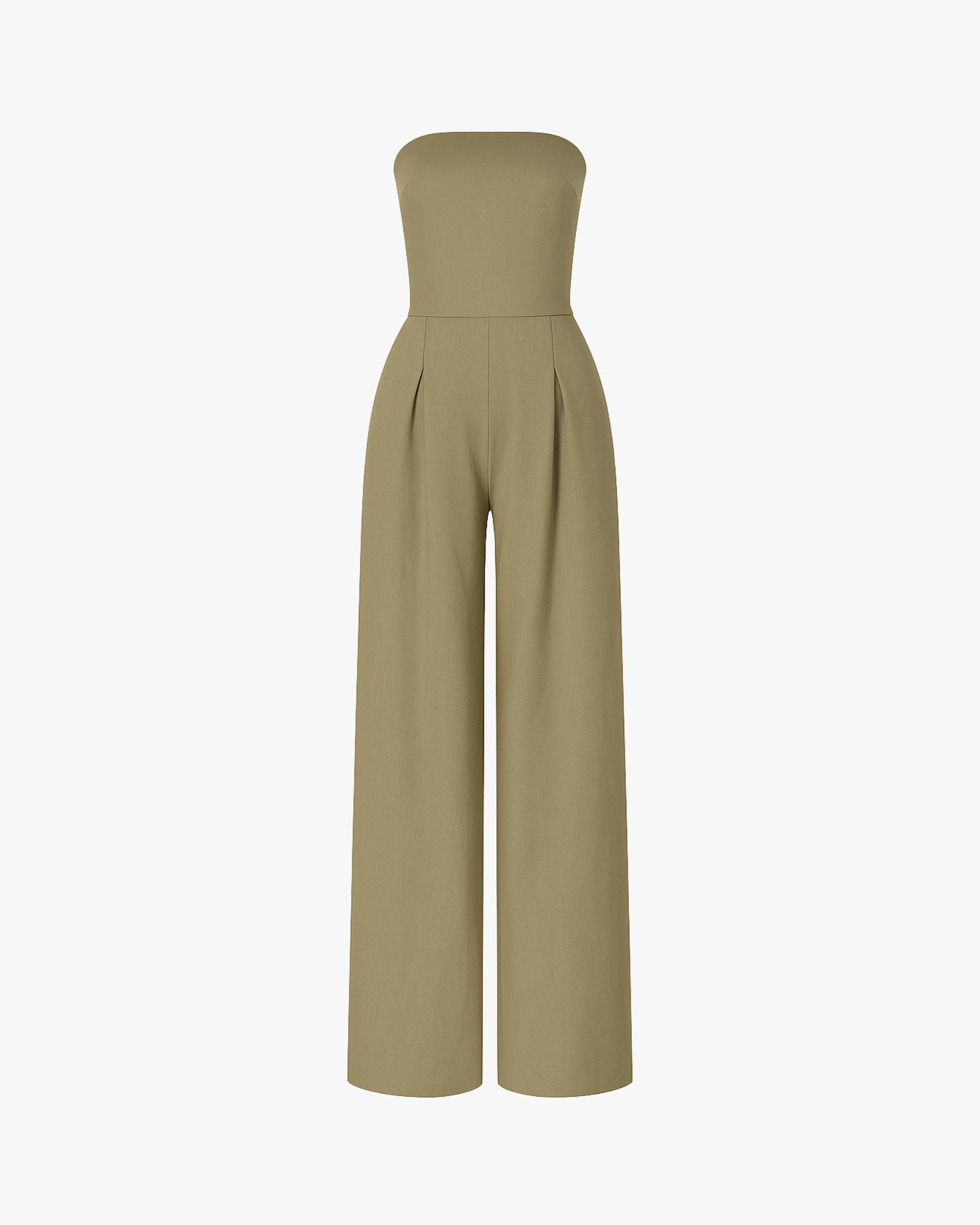 Image of Courtney | Women's Strapless Wide Leg Jumpsuit