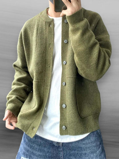 Men's Lightweight Knit Cardigan Sweater