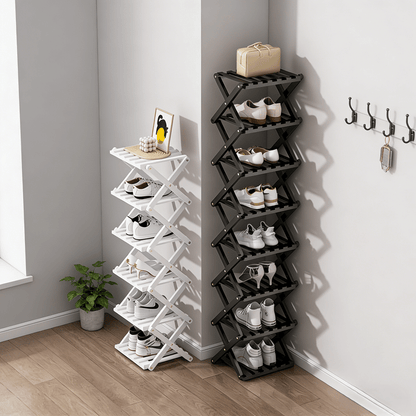 Bamboo 9 Tier Storage Rack No Assembly Required