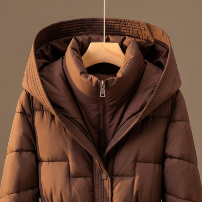 Anastasia Quilted Hooded Coat