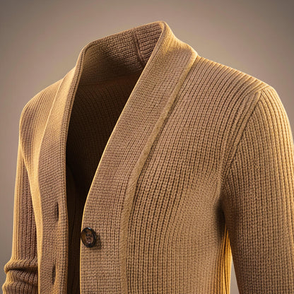 Andrew Virgin Wool Knit Cardigan