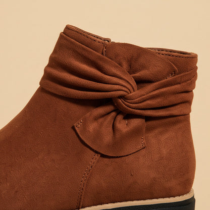 Penelope Suede Bow Boots