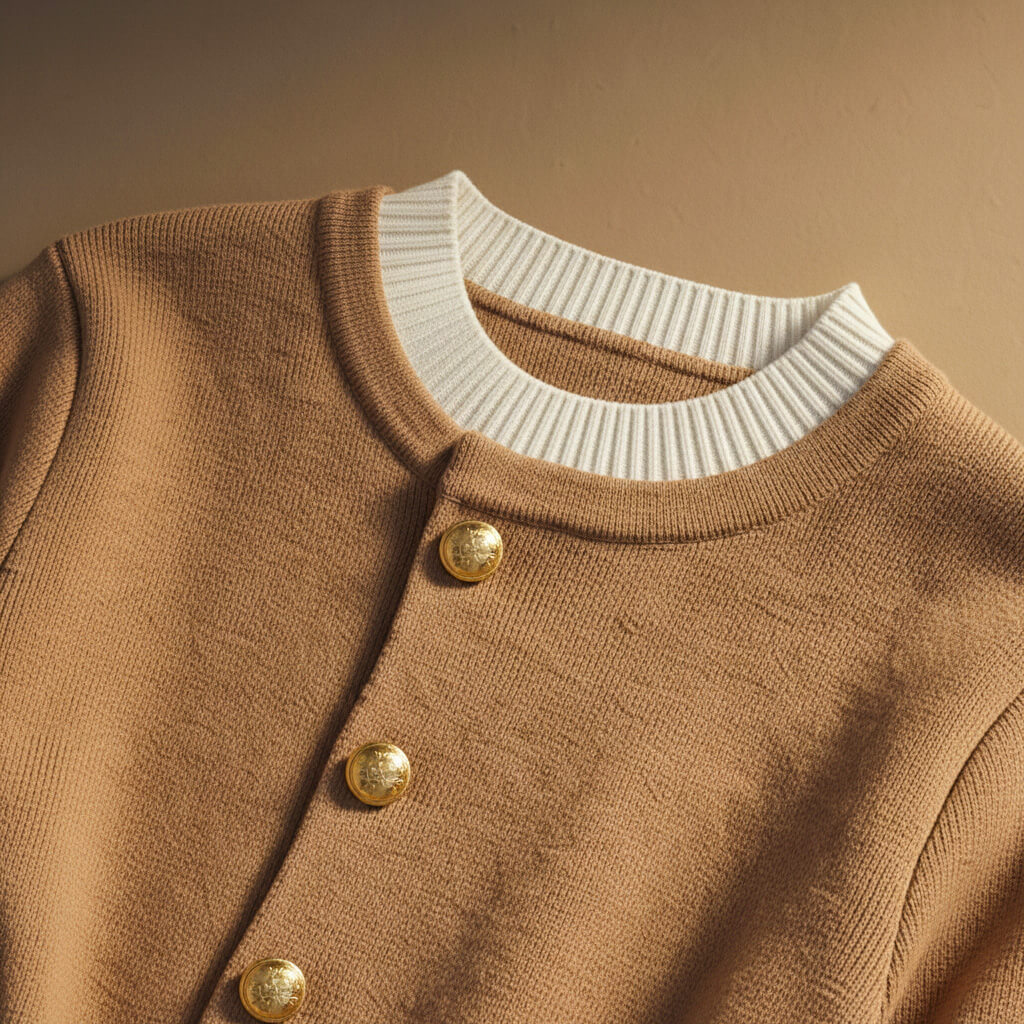 Pearl Couture Merino Wool Sweater