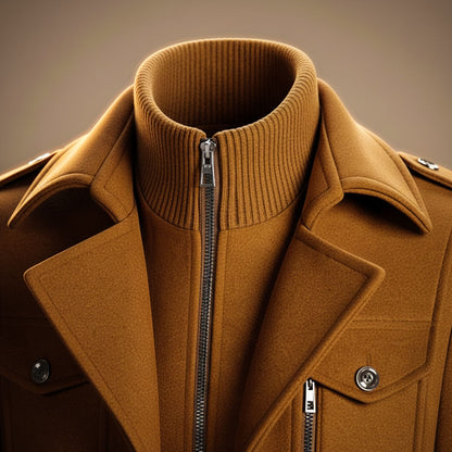 Matteo Men's Virgin Wool Overcoat