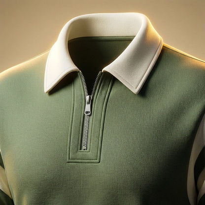 Brett Prestige Long Sleeve Polo