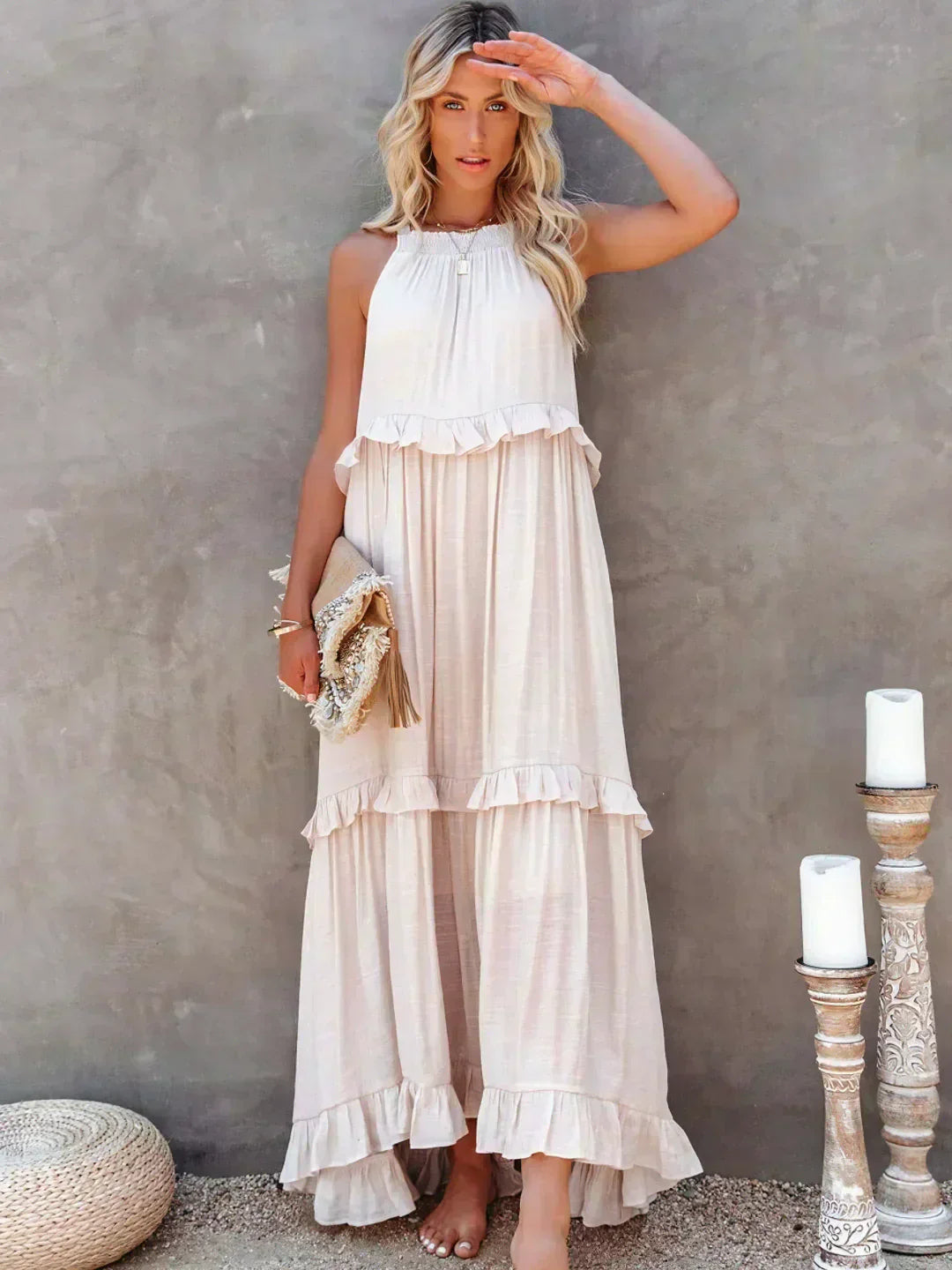 Women's Elegant Heather Dress - Vonnera