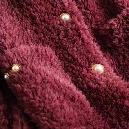Victoria Couture Shearling Coat