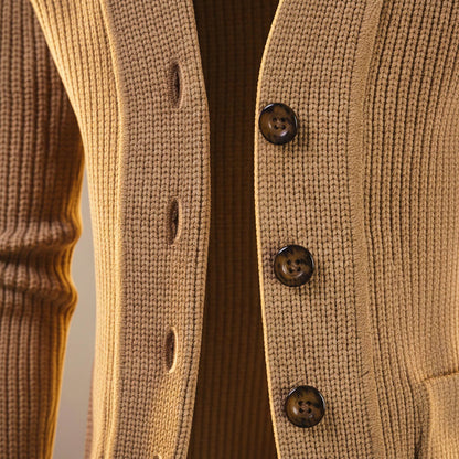 Andrew Virgin Wool Knit Cardigan
