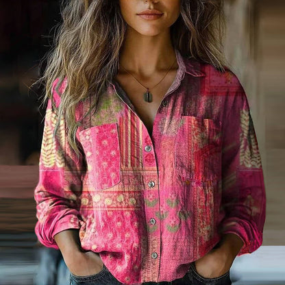Women's Casual Button Front Blouse