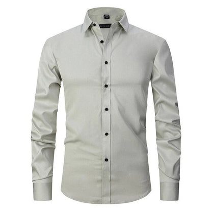 Men's Button Shirt Cotton Wrinkle Resistant