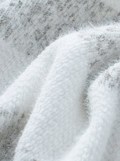 Women's Striped Turtleneck Sweater