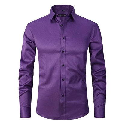 Men's Button Shirt Cotton Wrinkle Resistant