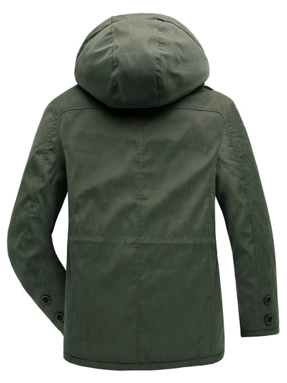 Men's Thick Padded Winter Jacket Outdoor Sports
