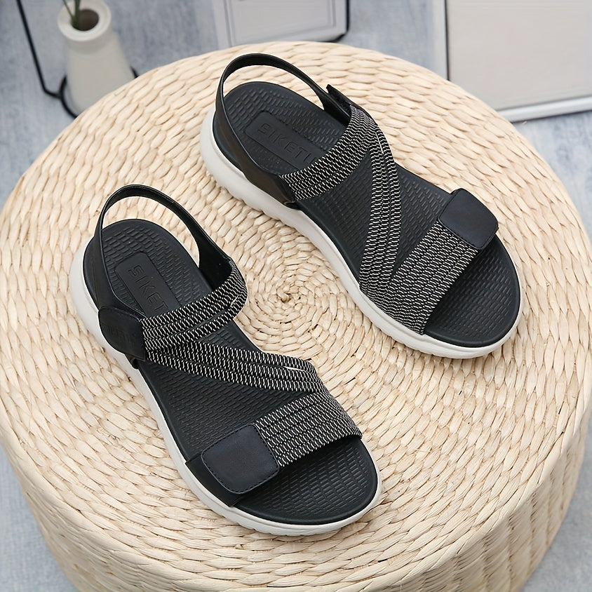 Women's Orthopedic Sandals Arch Support Black