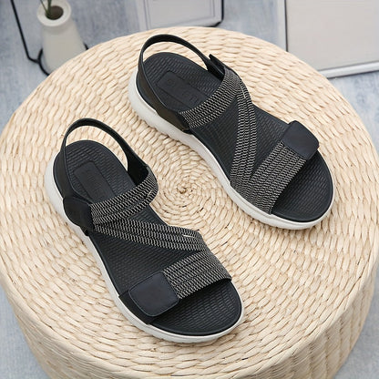 Women's Orthopedic Sandals Arch Support Black