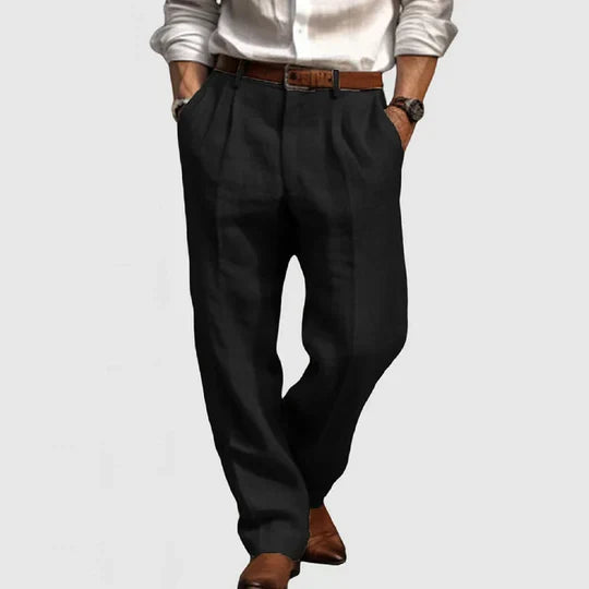 Men's Cotton Linen Casual Trousers