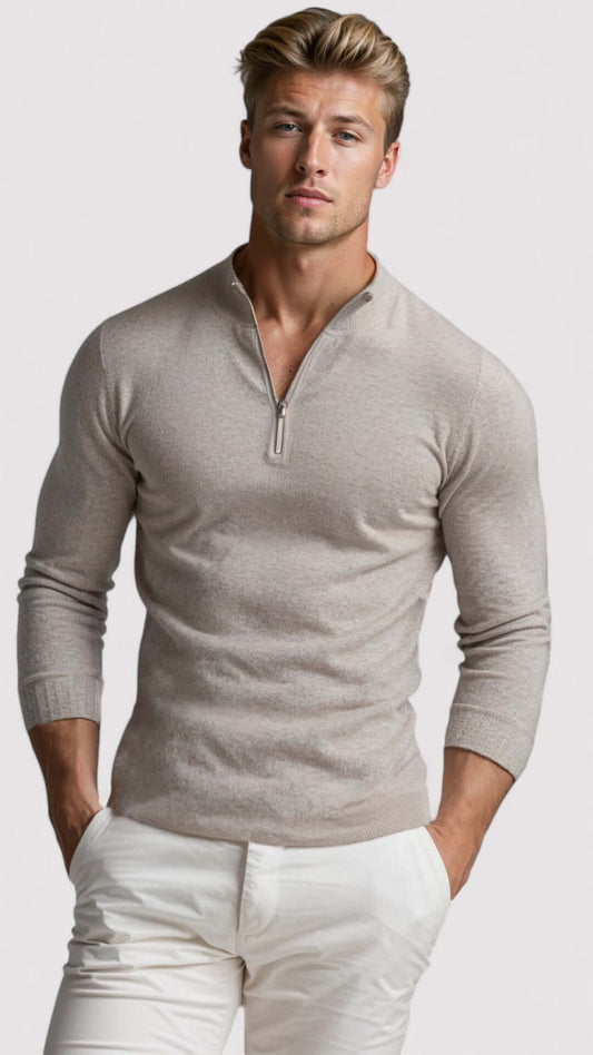 Men's Half-Zip Sweater Bellagio - Vonnera