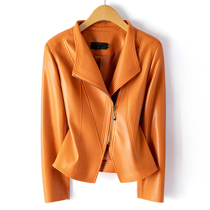 Madona Women's Sheepskin Moto Jacket