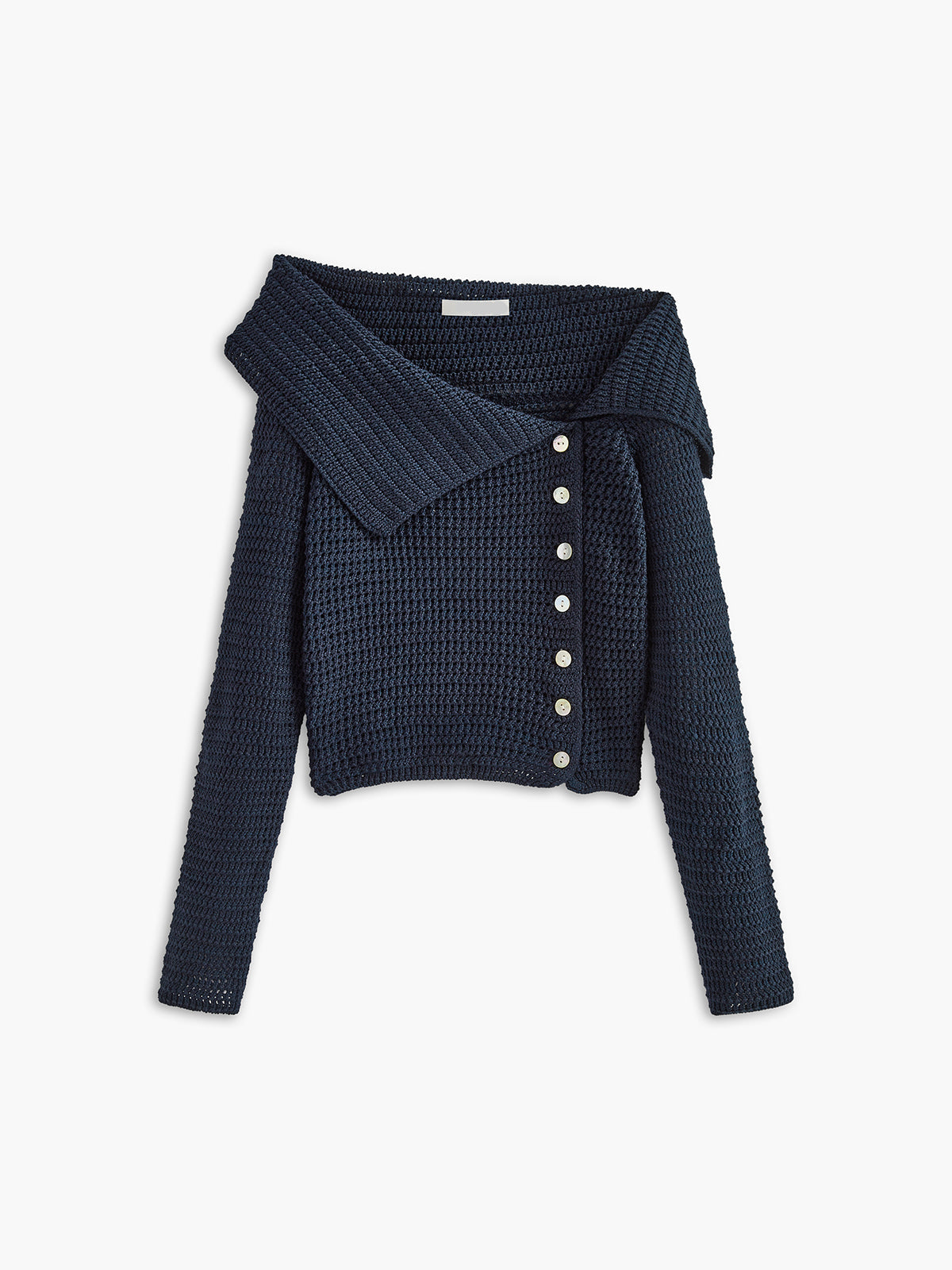 Women's Off-The-Shoulder Cardigan Button Front - Vonnera