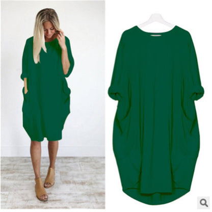 Women's Pocket Dress Elegant