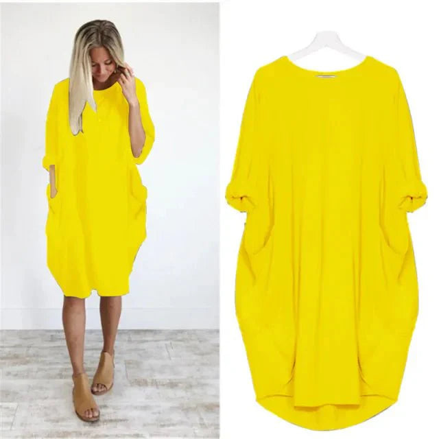 Women's Pocket Dress Elegant
