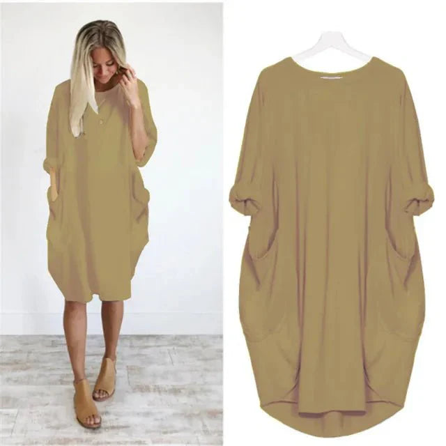 Women's Pocket Dress Elegant