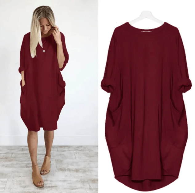 Women's Pocket Dress Elegant
