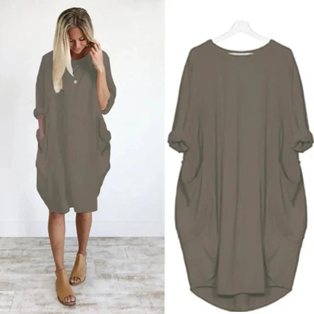 Women's Pocket Dress Elegant