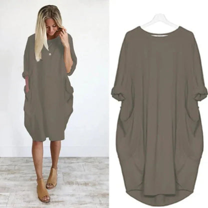 Women's Pocket Dress Elegant